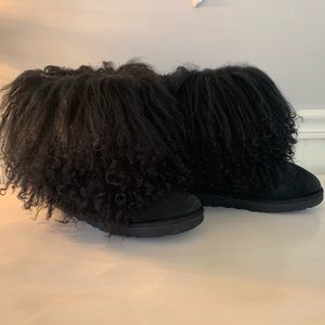 Ugg Mongolian Sheepskin Cuff Boots